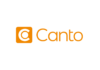 The Canto logo on a transparent background. The logo consists of an orange square containing a stylized white 